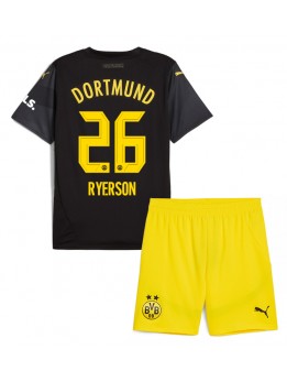 Borussia Dortmund Julian Ryerson #26 Dječji Gostujuci Dres kompleti 2024-25 Kratak Rukavima (+ kratke hlače)